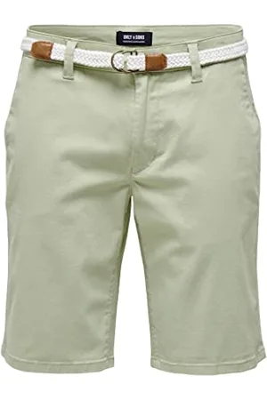 Only & Sons Herren Onswill Chino Shorts Belt Pk 6557, , XS