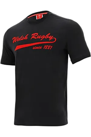 macron Unisex WRU Merch Ca Lf Baumwolle Poly Print Blk Ss 1881 Sr T-Shirt, , M