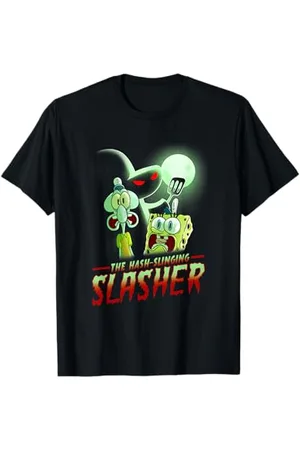 Spongebob The Hash Slinging Slasher Spooky T-Shirt