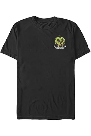 Disney Unisex Snow White Banner Apple Organic Short Sleeve T-shirt, , XL