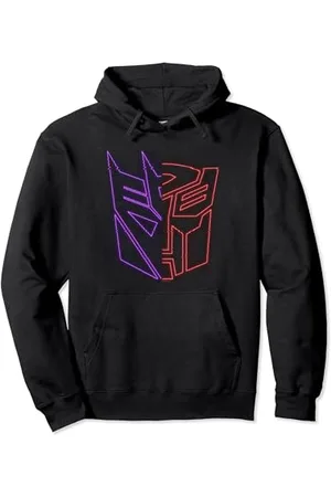 TRANSFORMERS : War For Cybertron Holographic Split Logo Pullover Hoodie