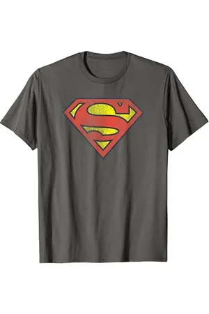 Superman Retro Supes Logo Distressed T-Shirt