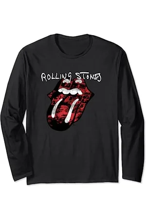 The Rolling Stones Exile Collage Zunge Langarmshirt