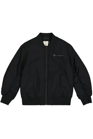 Champion Legacy Outdoor G (405042) – Bomberjacke mit Stehkragen, Schwarz (NBK), 11–12 Jahre (L), Mädchen HW24