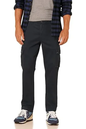Amazon Herren Schmal geschnittene Stretch-Cargohose (erhältlich in Big & Tall), , 35W / 30L