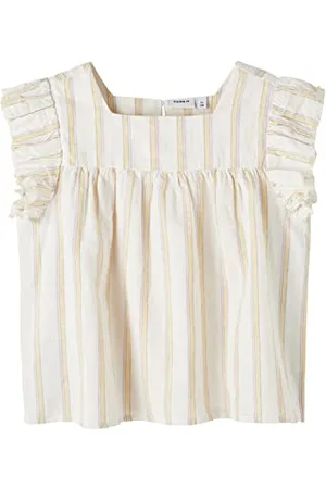NAME IT Mädchen NKFHALEA SS TOP T-Shirt, , 134