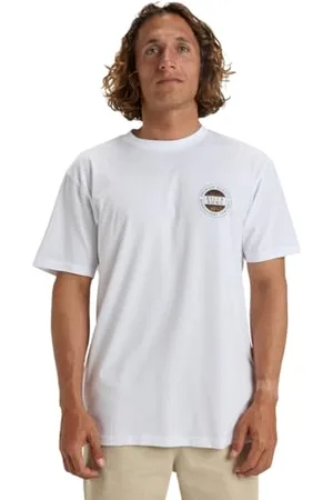 Billabong Herren Rotor Fill SS T-Shirt, White, L