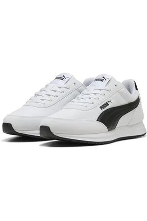 PUMA Unisex R78 LIGHTWIND Sneaker, White Black, 46 EU