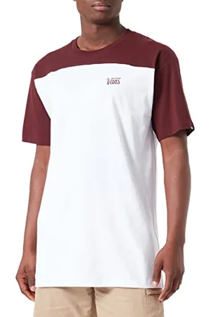 Vans Herren Script Crew Block Ss T-Shirt, , S