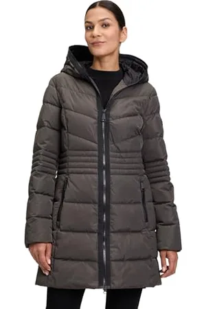 Betty Barclay Damen Steppjacke mit Kapuze Dunkelgrün,40