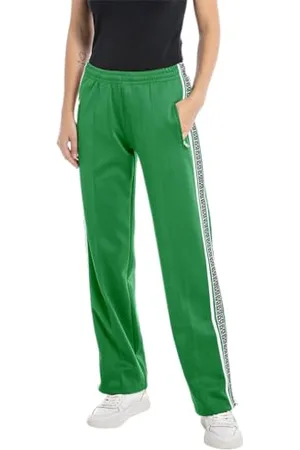 Replay Damen Jogginghose All Over Print, (Grün), S