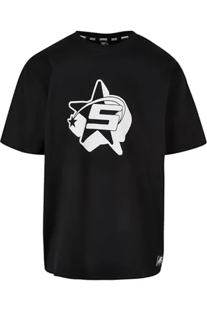 STARTER BLACK LABEL Herren Starter Shooting Star Oversize Tee S Black