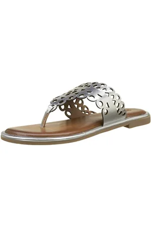 Inuovo Damen 8343 Zehentrenner, Silber (Pewter)