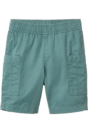 TOM TAILOR Jungen Kinder Sweat Cargo Shorts, deep bluish green, 92