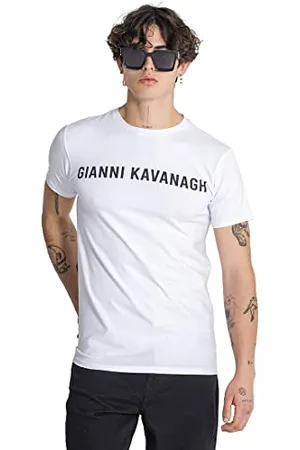 Gianni Kavanagh Herren White Jenga GK Tee T-Shirt, , S