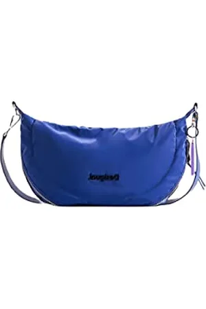 Desigual Womens BOLS_Happy Bag KUWAI Umhängetasche, Blue