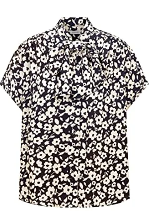 Seidensticker Damen Regular Fit Kurzarm Bluse, , 42