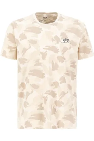 Alpha Industries Basic T Small Logo Camo T-Shirt für Herren