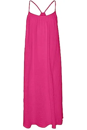 VERO MODA Damen Vmnatali Nia Singlet 7/8 Dress WVN Freizeitkleid, , L EU