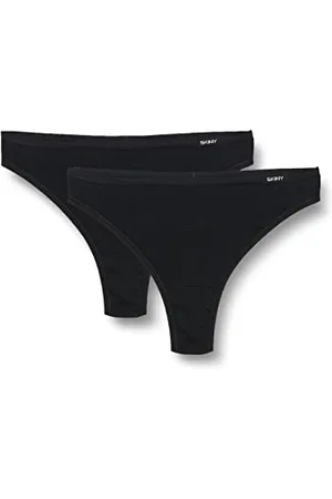 Skiny Damen Dames 2 Pack Katoen Voordeel String, , 40 EU
