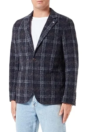 Camel Active Herren Kariertes Sakko in Wolloptik menswear-50