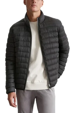 Marc O’ Polo Marc OߴPolo Herren Steppjacke mit Stehkragen leicht, Schwarz (Black), XS