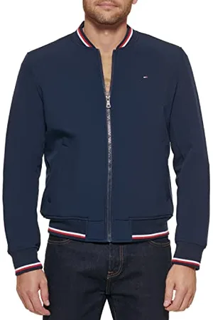 Tommy Hilfiger Herren Lightweight Varsity Rib Knit Bomber Jacket Jacke, , XXL