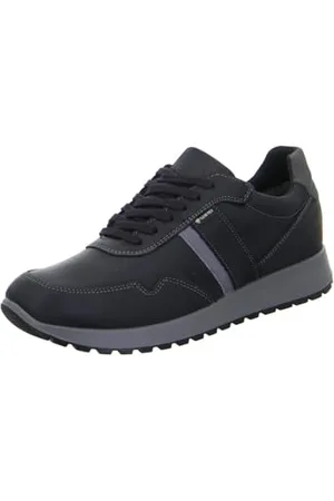 ARA Herren Matteo-GTX Sneaker, Black,Grey, 41 EU Weit