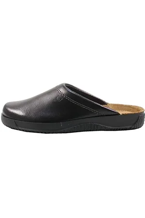Rohde Herren Hausschuhe Pantoffeln Leder Soltau-H 2772, Größe:44 EU, Farbe: