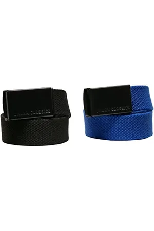 Urban classics Unisex Canvas Belt Kids 2-pack gürtel, , Einheitsgröße EU