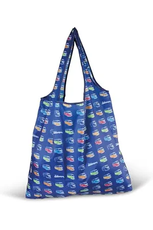 Brisa VW Collection - Volkswagen Wiederverwendbare Polyester-Einkaufs-Beutel-Shopper-Bag-Tasche mit T1 Bus Motiv (Bulli Parade/ )