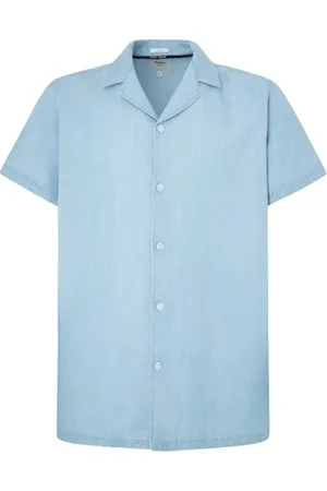 Pepe Jeans Herren Penny Shirt, Blau (Oxford Blue), L