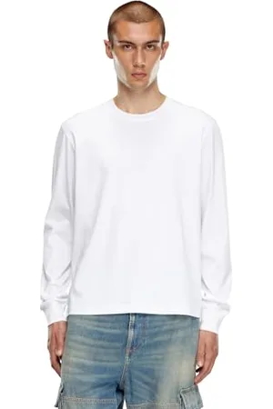Diesel _T-MADJUST-LS-K1 Maglietta_Shirt_Farbe: Weiß_L