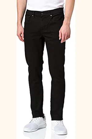 7 for all Mankind Herren Slimmy Tapered Luxe Performance Eco Rinse Black Jeans, Black, 29W 30L EU