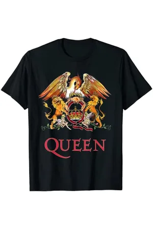 Queen Offizielles klassisches Wappen T-Shirt, , S, Unisex-Erwachsene, Kurzarm, T-Shirt, Klassisch, Fans, Erwachsene