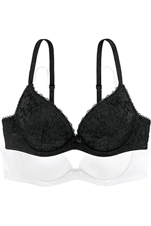 Dorina Damen T-Shirt BH Adele Alltag Basic Komfort Leicht gepolsterter Bügel BH, D17165A , 95C