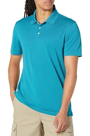 Amazon Herren Golf-Poloshirt, Schnell Trocknend, Schmale Passform, , M