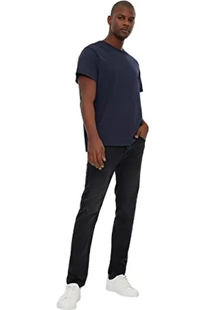 Trendyol Schwarze männliche dünne neue Jeans, , 36