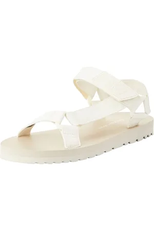 Calvin Klein Jeans Herren Sandalen Sommer, Weiß (Creamy White/Eggshell), 43