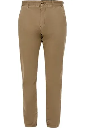 QS by s.Oliver Gewaschene Chino aus Stretch-Twill Sandfarben 30/34