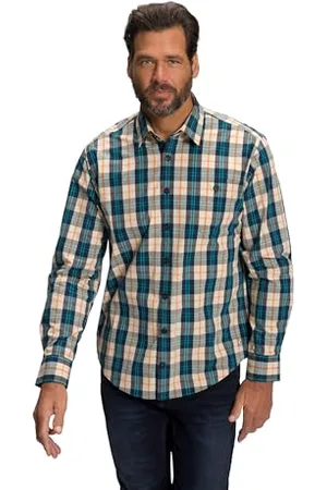 JP 1880 Herren Karohemd 1/1, MF Hemd, , 3XL