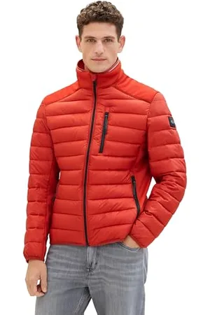 TOM TAILOR Herren Hybrid Steppjacke mit Stehkragen, , L