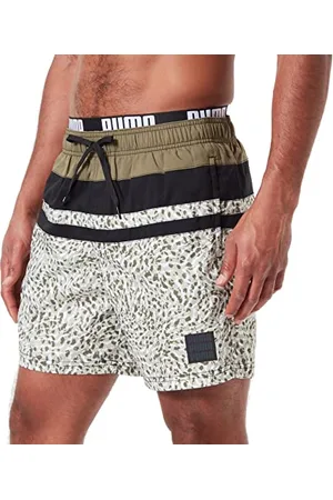 PUMA Herren Heritage Stripe Mid Boardshorts, , S EU