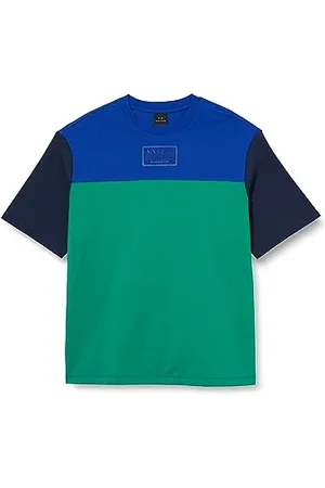 Armani Exchange Herren Sustainable, Short Sleeves, Printed Logo, Cross Gender Polo Sweater, , L EU