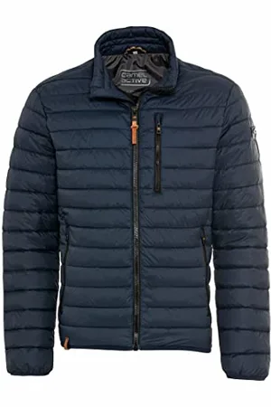 Camel Active Herren Steppjacke ohne Daune aus recyceltem Polyester , Dunkelblau, 66 EU