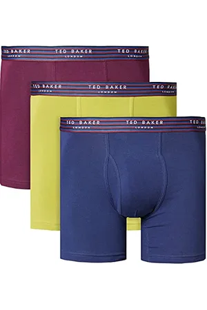 Ted Baker Herren 3-Pack Cotton Fashion Trunk Badehose, , X-Large