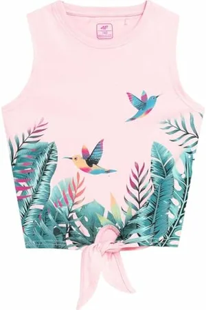 4F Mädchen T-Shirt jss23ttshf391 56s Unterhemd, , 152