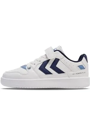 Hummel ST. Power Play JR Sneaker, White/Blue, 32 EU