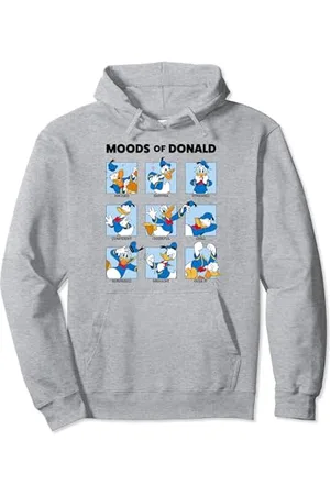 Disney Mickey And Friends Donald Duck Moods Box Up Pullover Hoodie