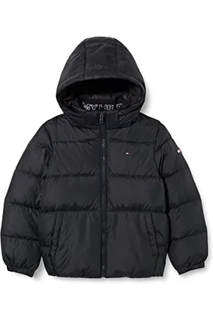 Tommy Hilfiger Jungen Kb0kb07517 Daunenmantel, Black, 74 cm